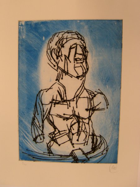 Odysseus, blau