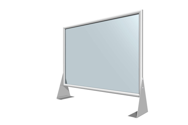 Corona-Plexiglas Einschubrahmen - Spuck- und Niesschutz
