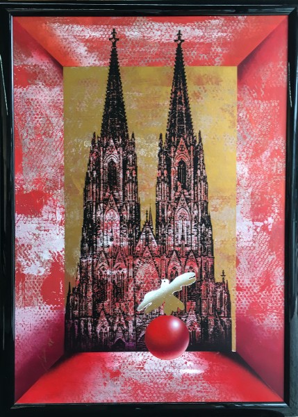 Henry Haselwanger - Dom schwarz rot - Original