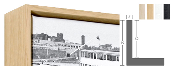 Schattenfugen-Rahmen für Leinwandbilder | Bilderrahmenwerk