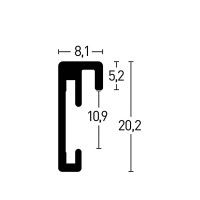Vorschau: Nielsen Duo Alurahmen mit Holzfurnier 50x70cm Vorschau: Nielsen Duo Alurahmen mit Holzfurnier 50x70cm