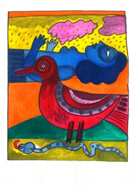 Serpent et Oiseau