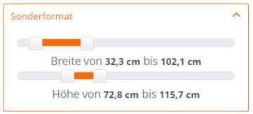 Bilderrahmen-Finder-Hilfe-Sonderformat