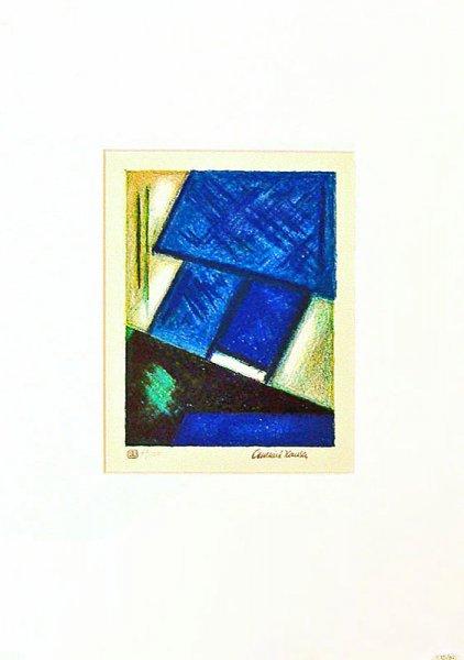 Grün/Blaue Abstraktion