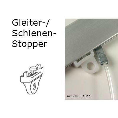 Gleiter-Stopper von Nielsen (links im Foto)