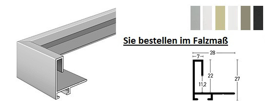 Nielsen Schattenfuge Alu Profil 271