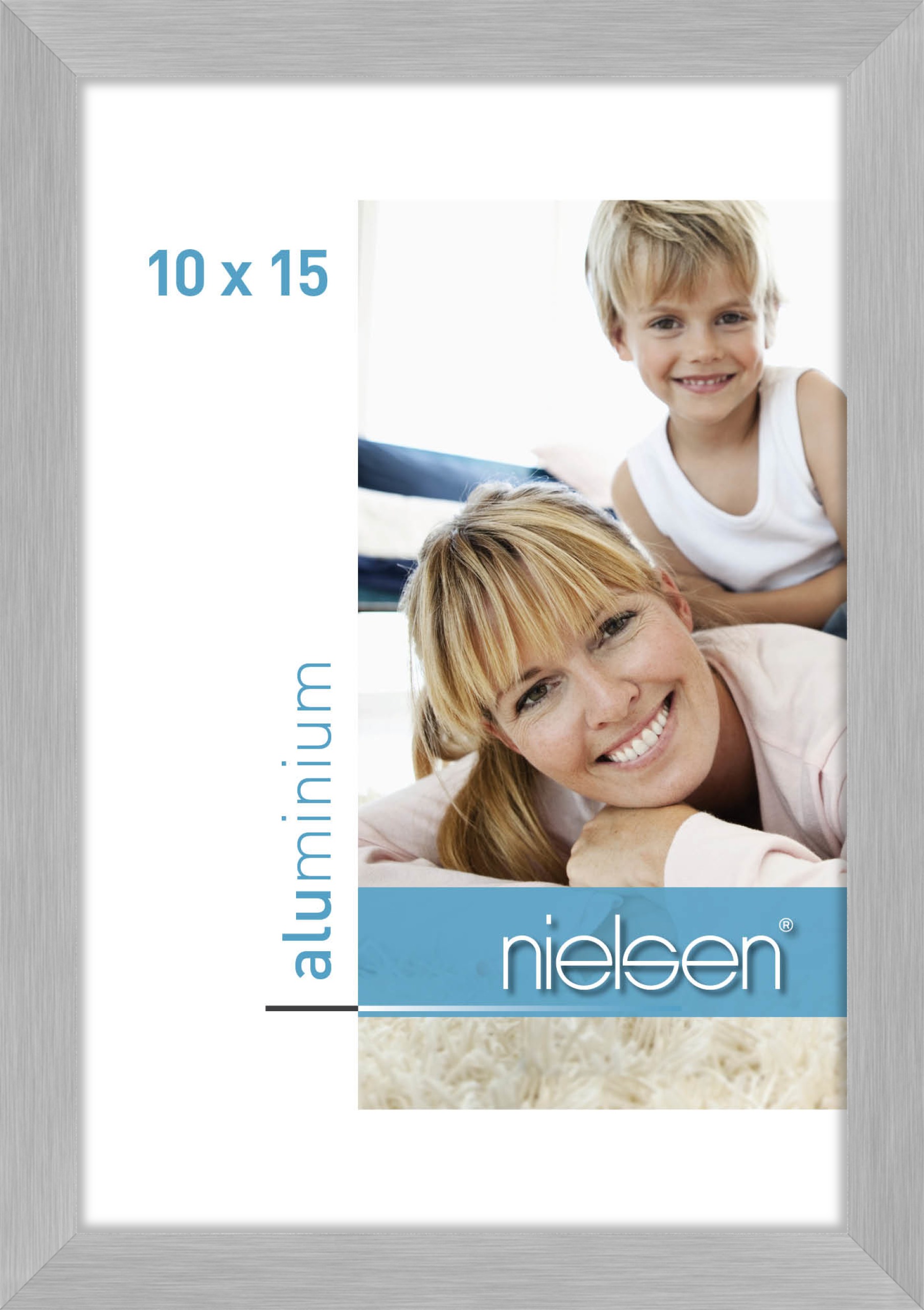 Nielsen Alurahmen C2 18x24 cm struktur schwarz matt