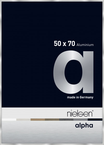 Nielsen Alpha eloxierter Premium-Alurahmen 50x70cm