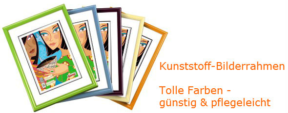 Bilderrahmen aus Kunststoff